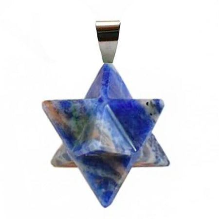 pendentif merkaba Sodalite