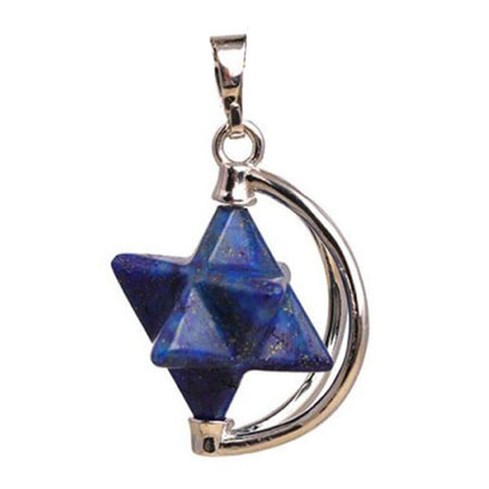 pendentif merkaba lapis lazuli