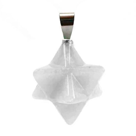 pendentif merkaba Cristal de roche