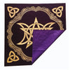 nappe tapis tarot voyance divination pentacle triple lune triquetra