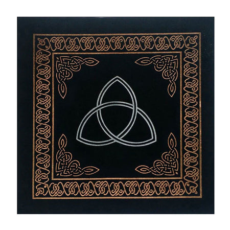 nappe tapis tarot voyance divination triquetra