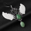 pendentif aile ange merkaba aventurine verte