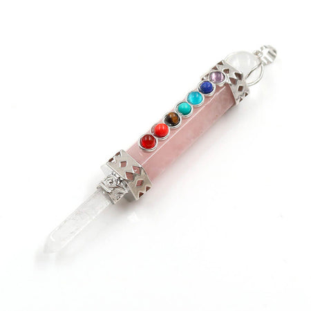 pendentif pierre lithotherapie quartz rose