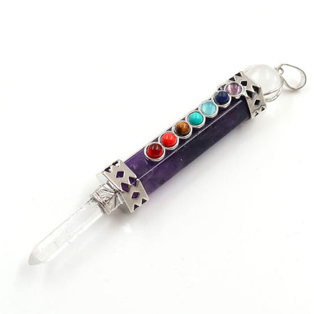 pendentif pierre lithotherapie amethyste