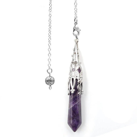 pendule divinatoire oui non amethyste