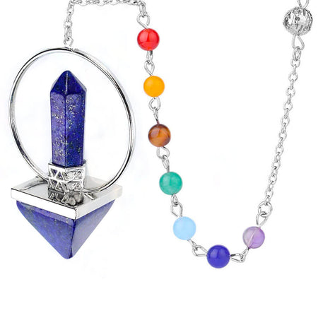 pendule divinatoire oui non lapis lazuli