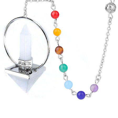 pendule divinatoire oui non cristal de roche