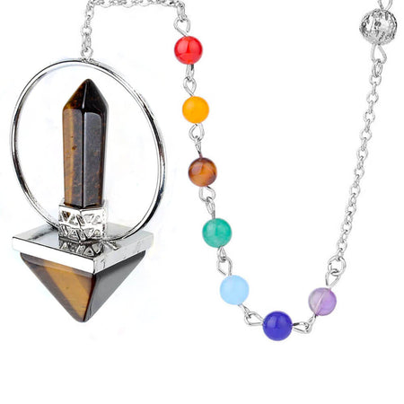 pendule divinatoire oui non oeil de tigre