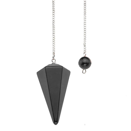 pendule divinatoire oui non obsidienne noire