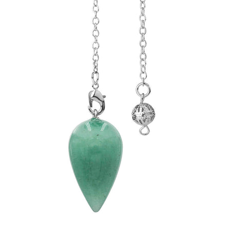 pendule divinatoire oui non goutte aventurine verte