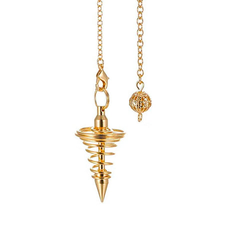 pendule divinatoire oui non metal or