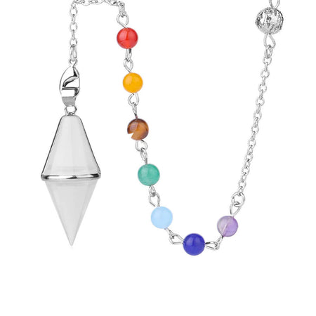 pendule divinatoire oui non chakra cristal de roche