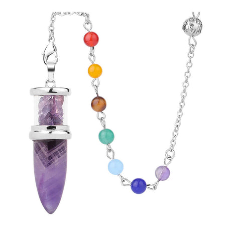 pendule divinatoire oui non amethyste
