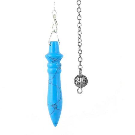 pendule divinatoire oui non egyptien thot turquoise bleue