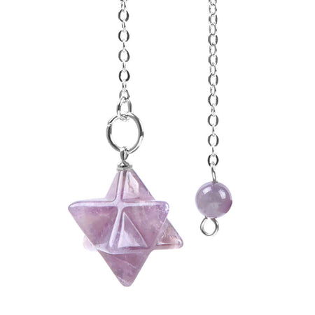 pendule divinatoire oui non merkaba améthyste