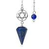 pendule oui non divinatoire pentacle lapis lazuli