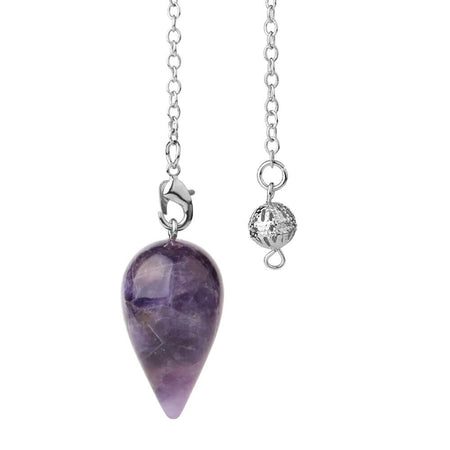 pendule divinatoire oui non goutte amethyste