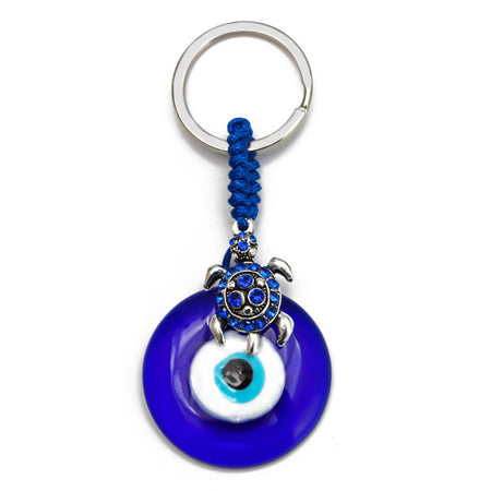 porte clé protection oeil bleu grec tortue nazar boncuk
