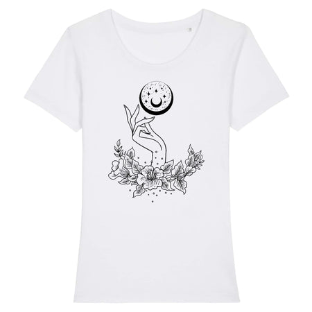 vetement tee shirt spirituel lune wicca