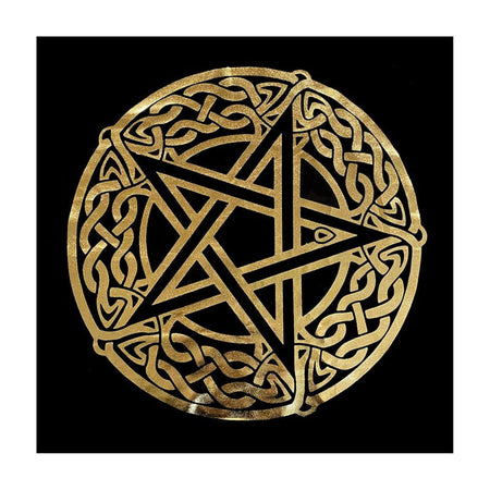 tapis tarot voyance pentacle