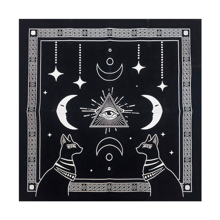 tapis tarot voyance oeil de la providence