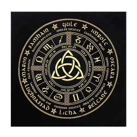 tapis tarot voyance triquetra