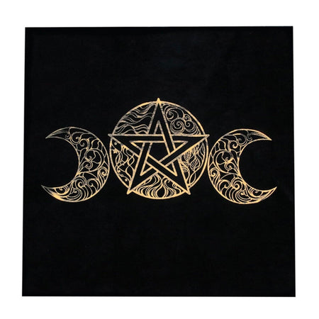 tapis tarot voyance triple lune