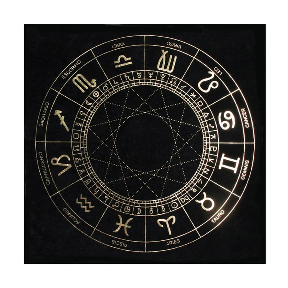 tapis tarot voyance signe astrologique zodiaque